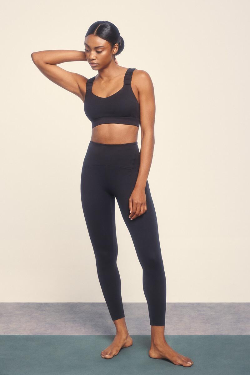 Women'secret Leggings SOFT MOVE Crop Negro
