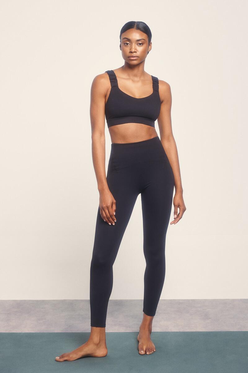 women'secret Leggings SOFT MOVE crop negro
