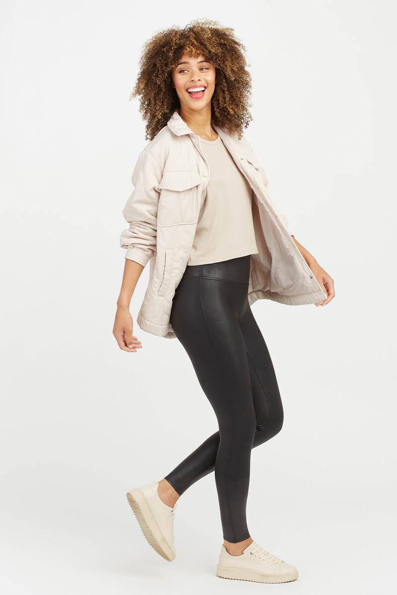 Women'secret Leggins Reductores Efecto Cuero Spanx