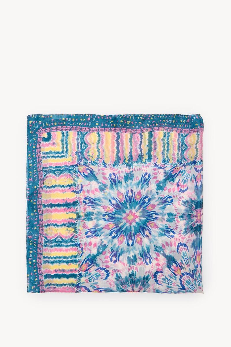 Women'secret Malia. Fular De Seda Estampado