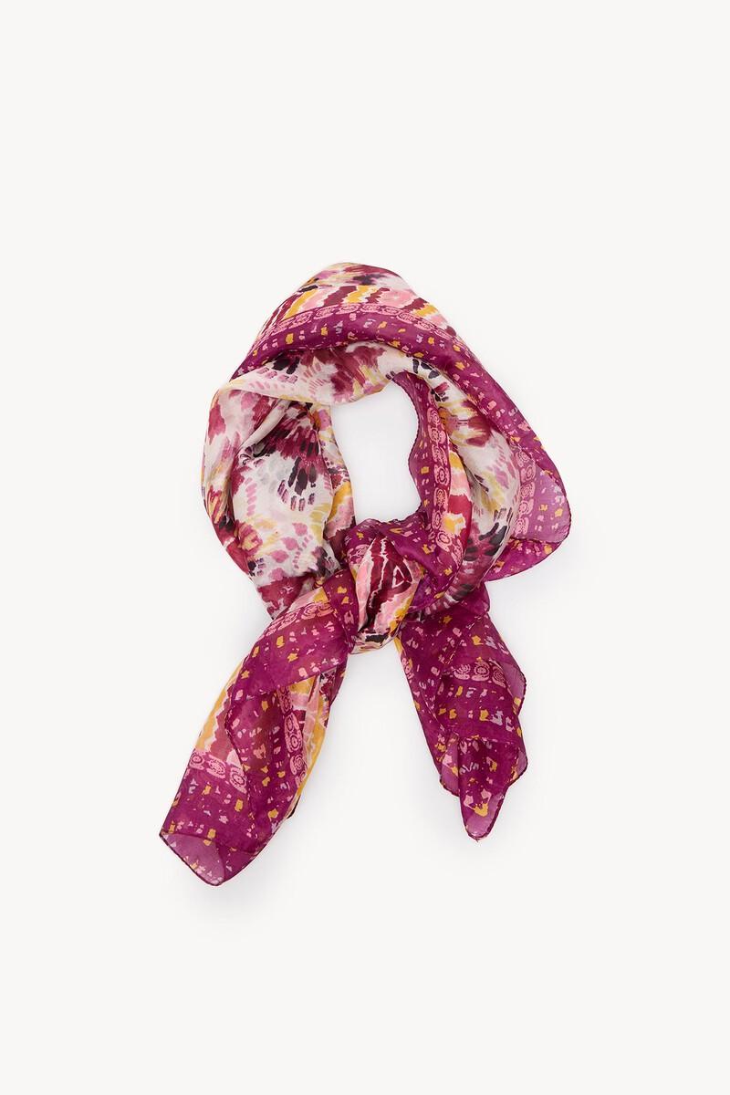 women'secret Malia. Fular de seda estampado