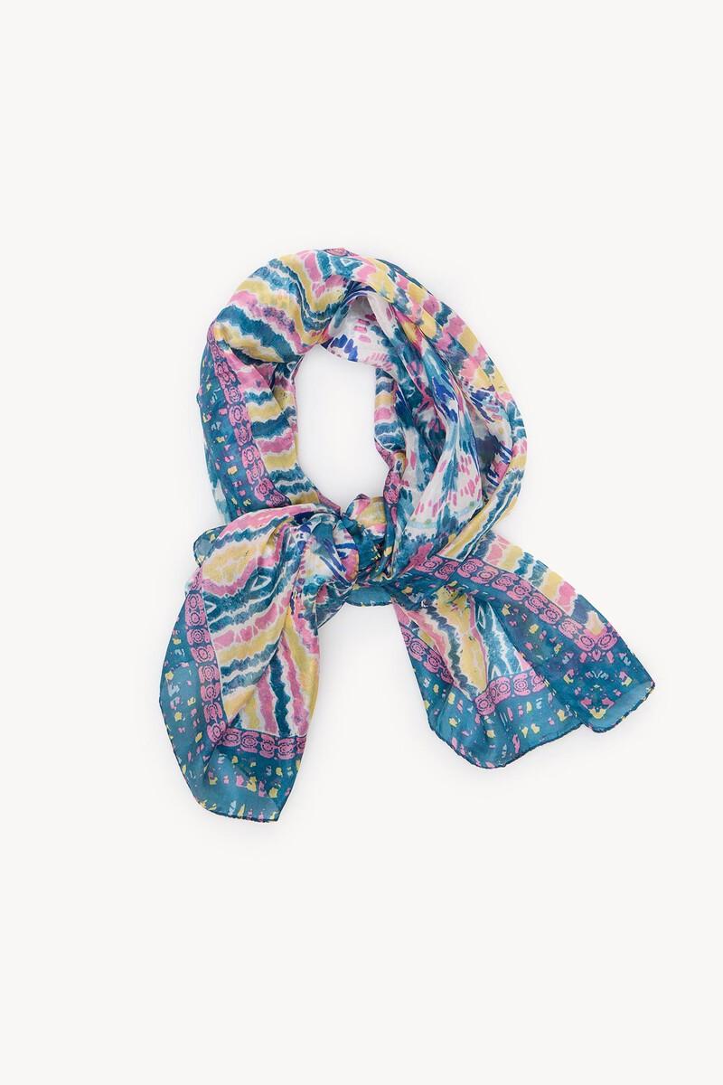 women'secret Malia. Fular de seda estampado