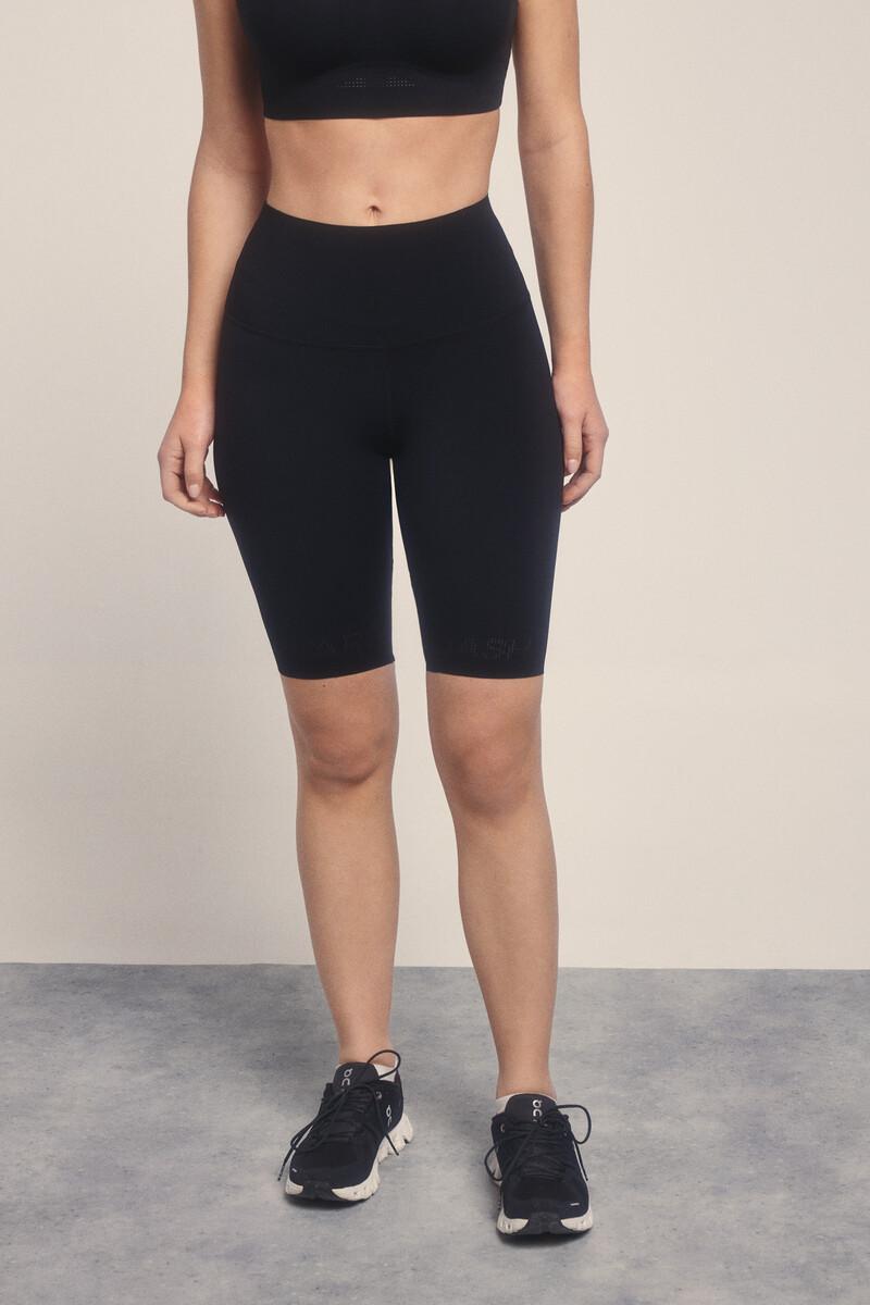 Women'secret Mallas Ciclista COMPRESSIVE Negras