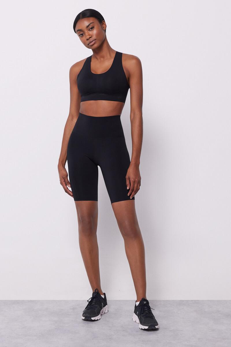 Women'secret Mallas Ciclista Negras Compressive