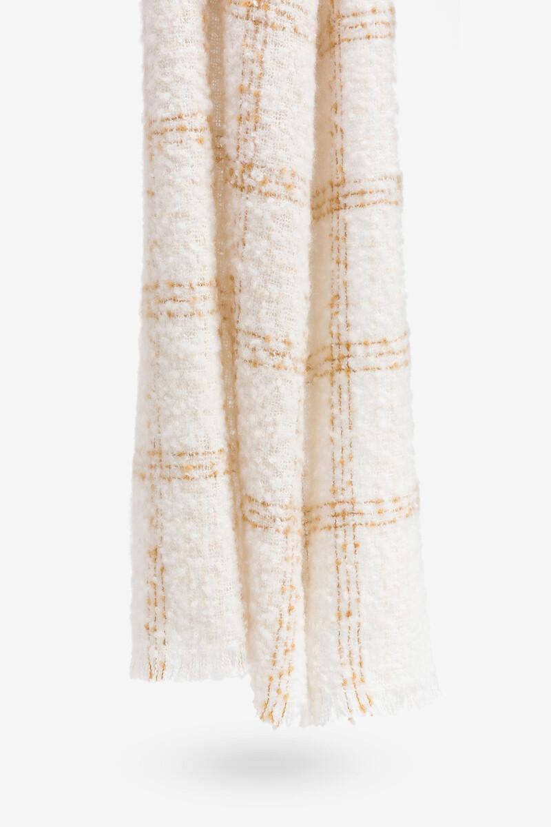 Women'secret Manta Bufanda Cardada Cuadros