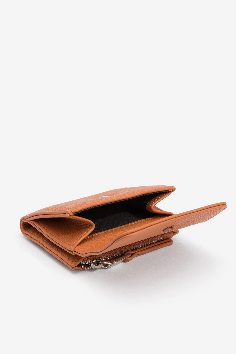 Women'secret Monedero Efecto Piel Con Solapa
