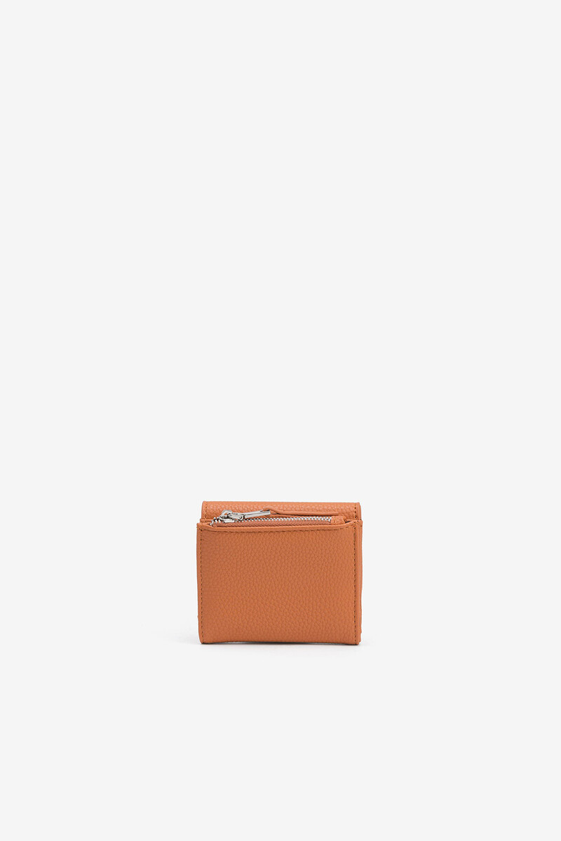 Women'secret Monedero Efecto Piel Con Solapa