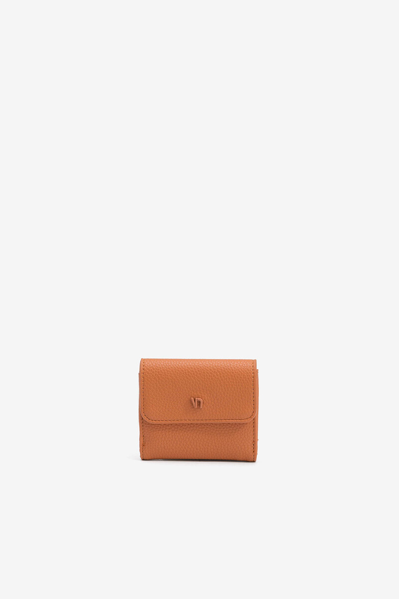 women'secret Monedero Efecto Piel Con Solapa