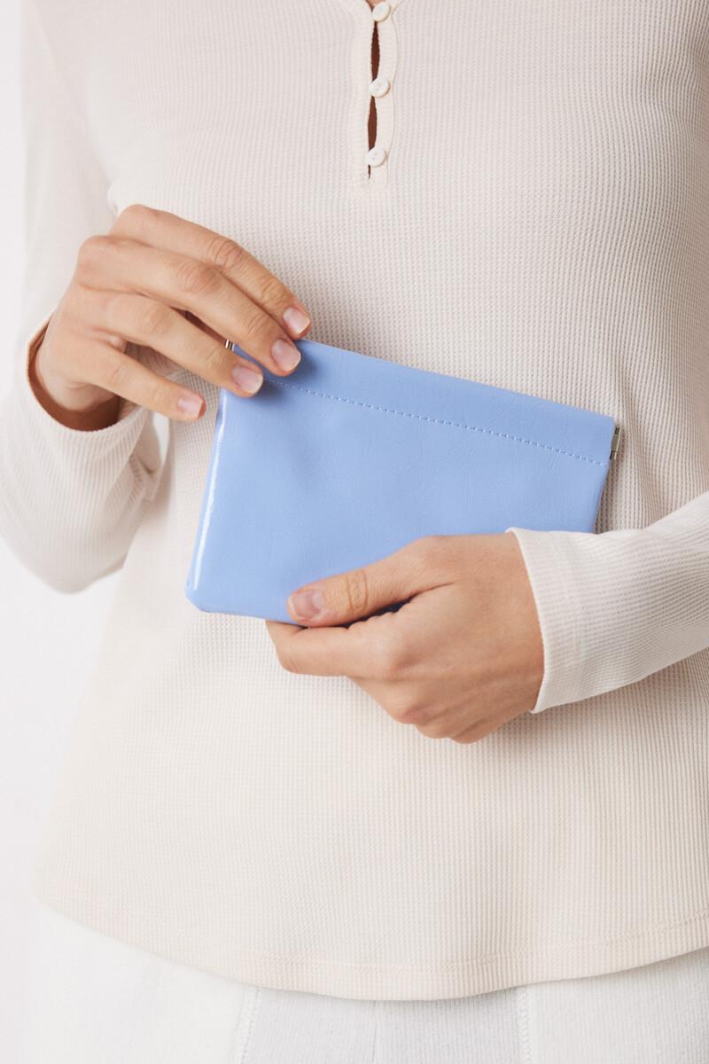 Women'secret Monedero Pequeño Charol Azul