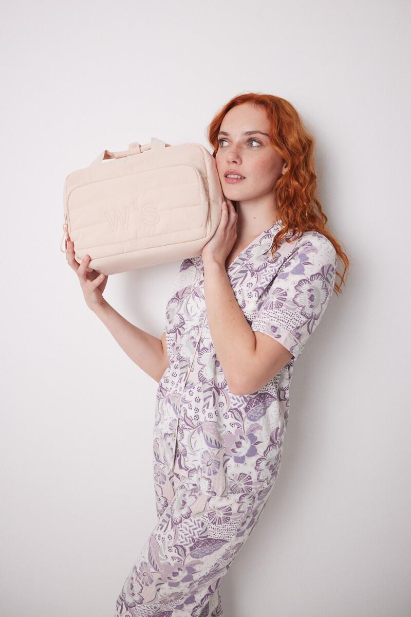 Women'secret Neceser Grande Acolchado Rosa