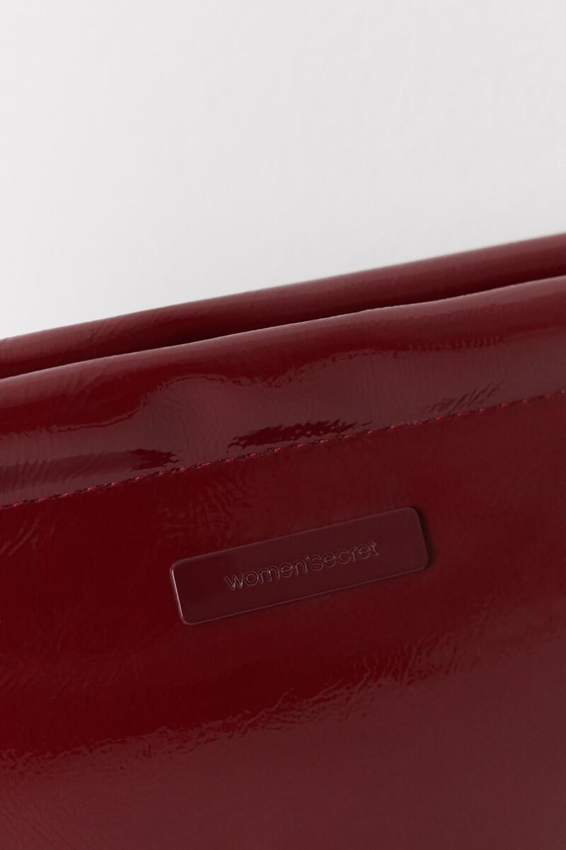 Women'secret Neceser Mediano Charol Acolchado Rojo