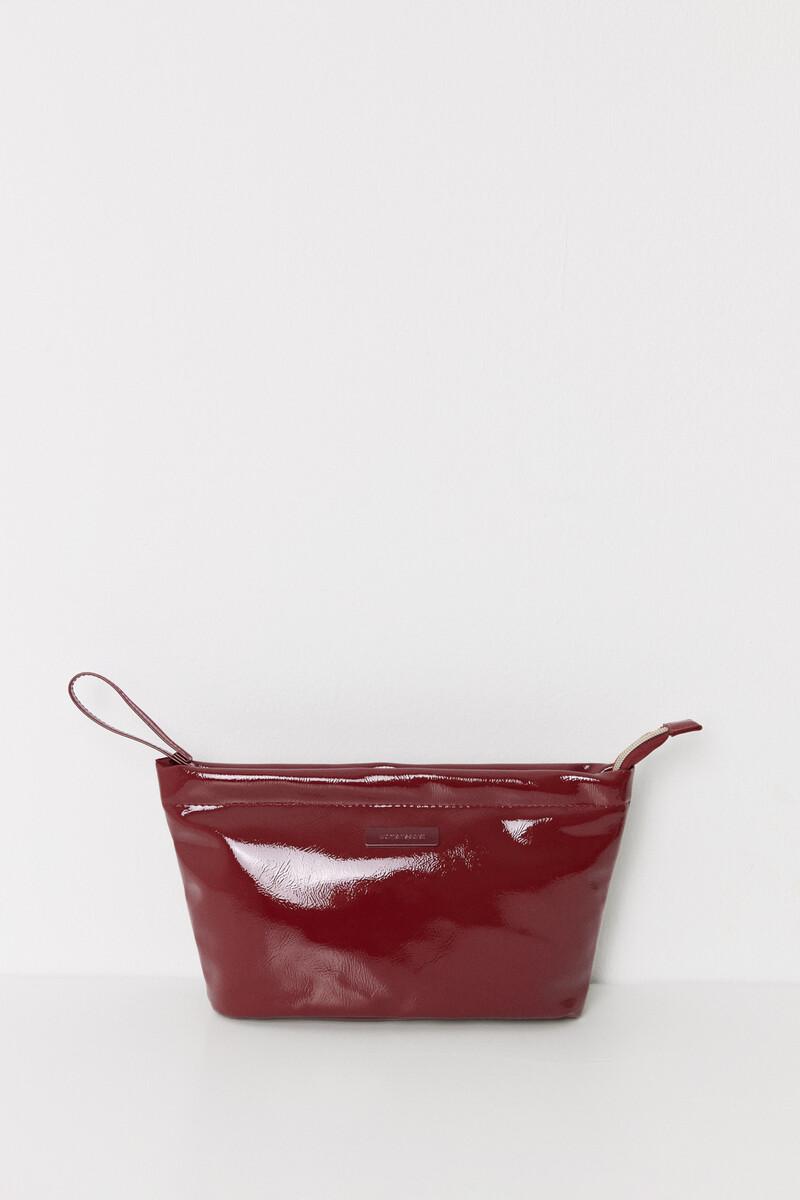 women'secret Neceser mediano charol acolchado rojo