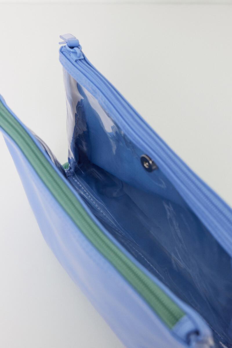 Women'secret Neceser Mediano Charol Azul Y Verde