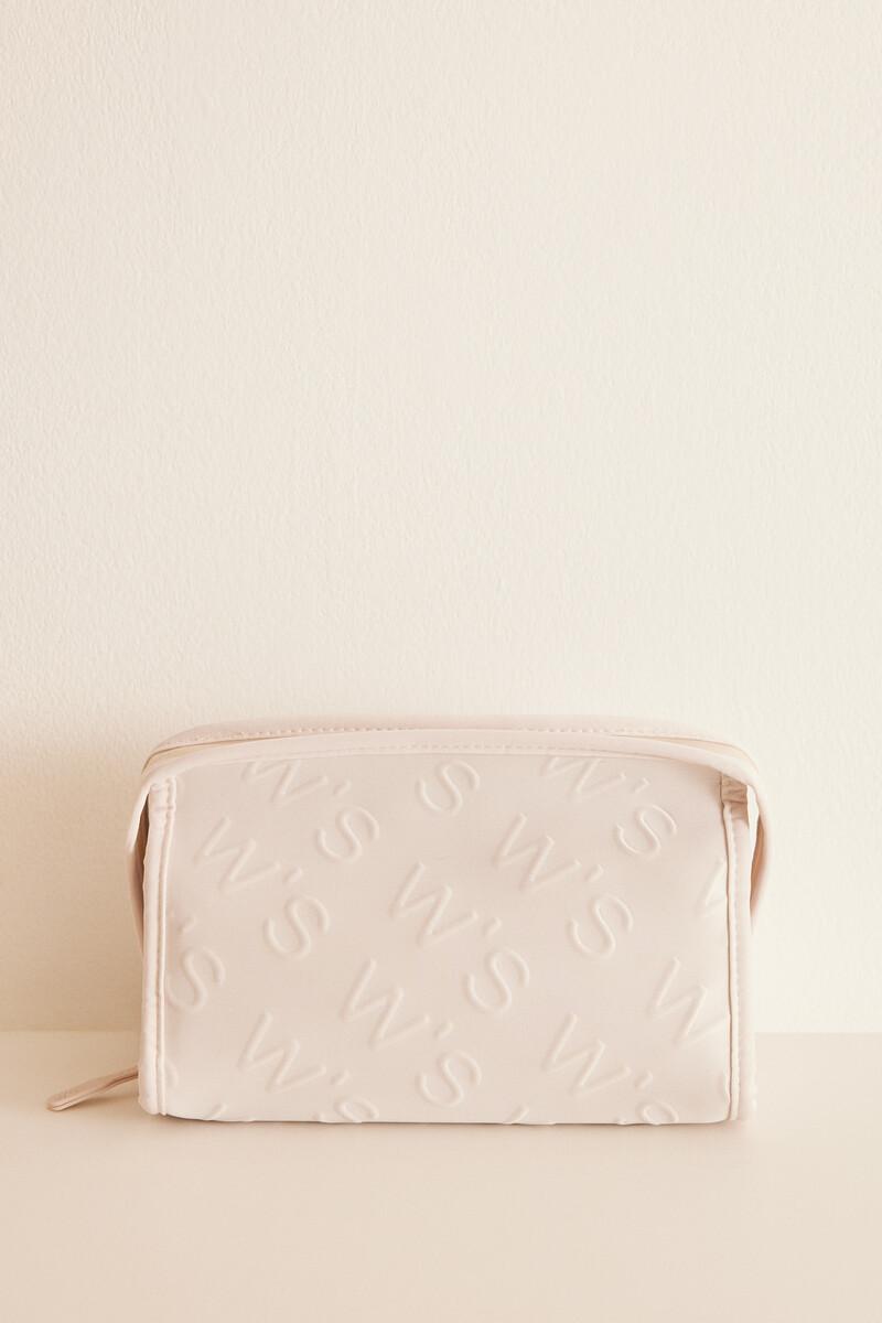 Women'secret Neceser Mediano Gris Logo