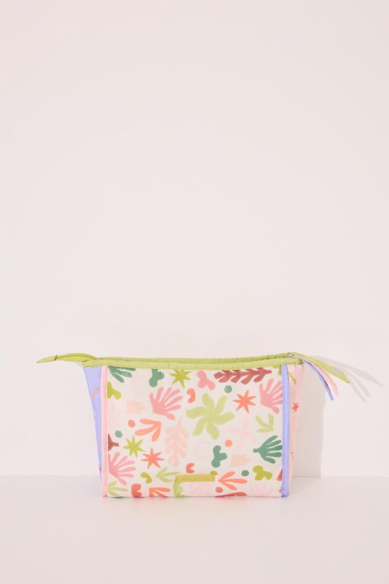 Women'secret Neceser Mediano Hojas Multicolor