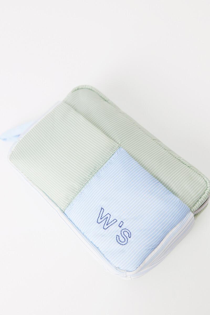 Women'secret Neceser Mediano Nylon Estampado Rayas