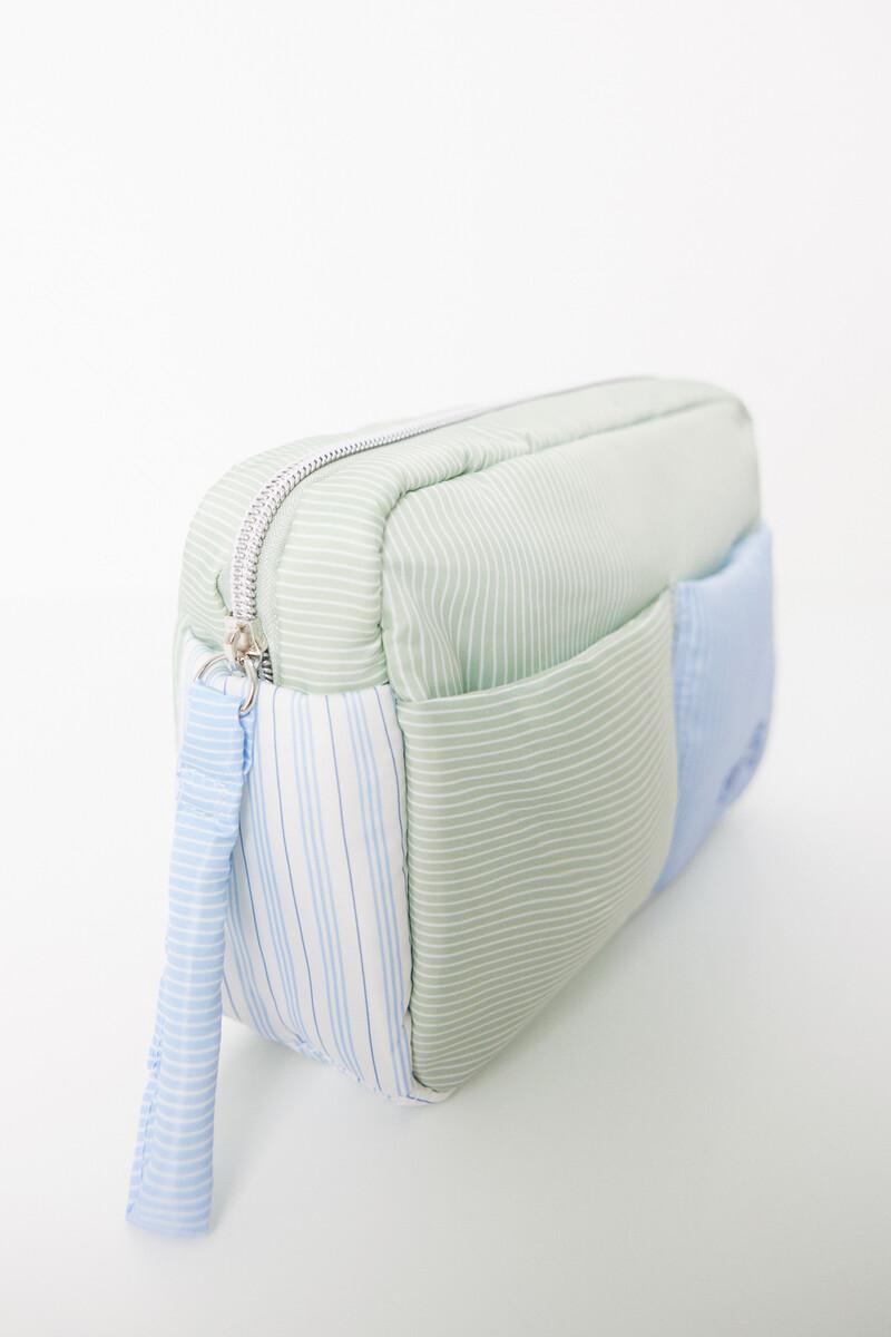 Women'secret Neceser Mediano Nylon Estampado Rayas