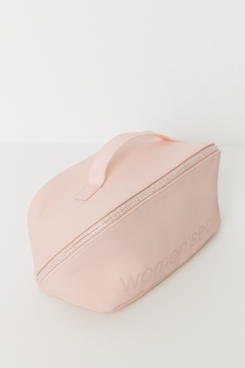 Women'secret Neceser Mediano Rubber Rosa