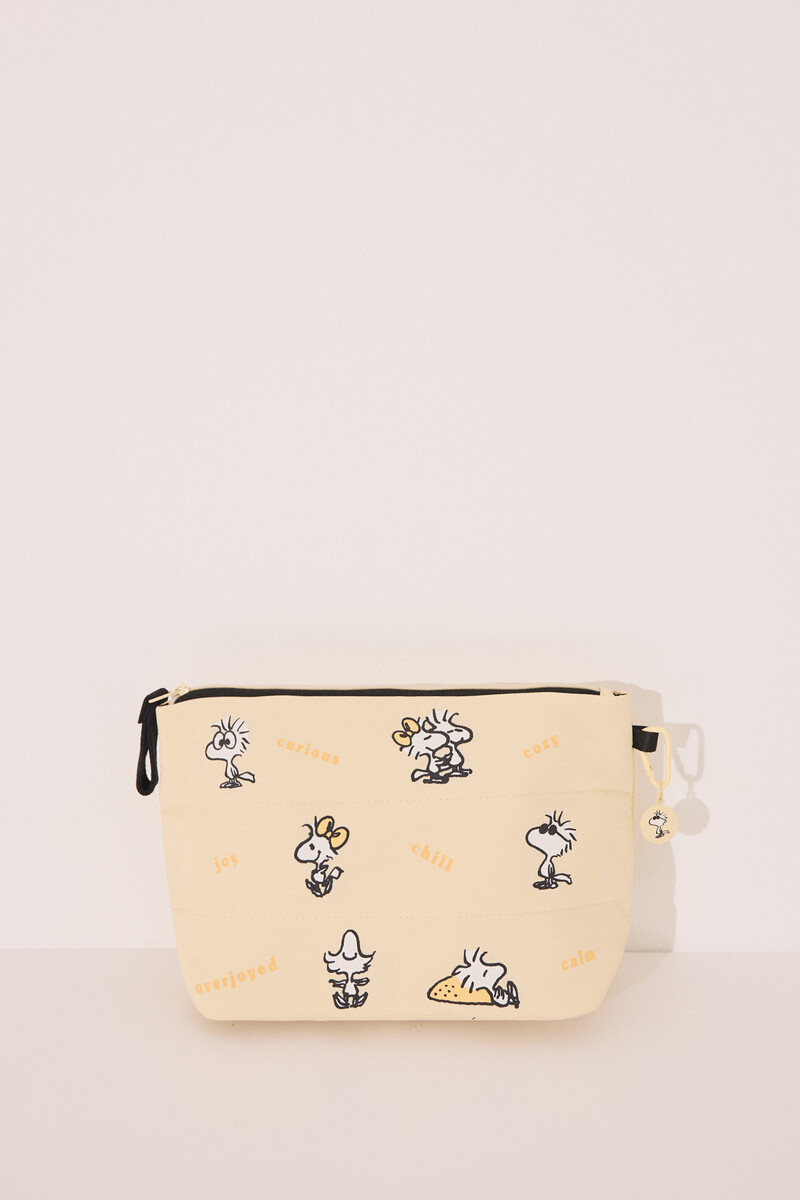 Women'secret Neceser Mediano Snoopy Amarillo