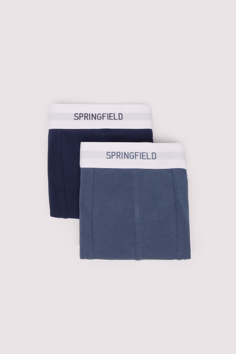 Women'secret Pack 2 Boxers Cinturilla Contraste