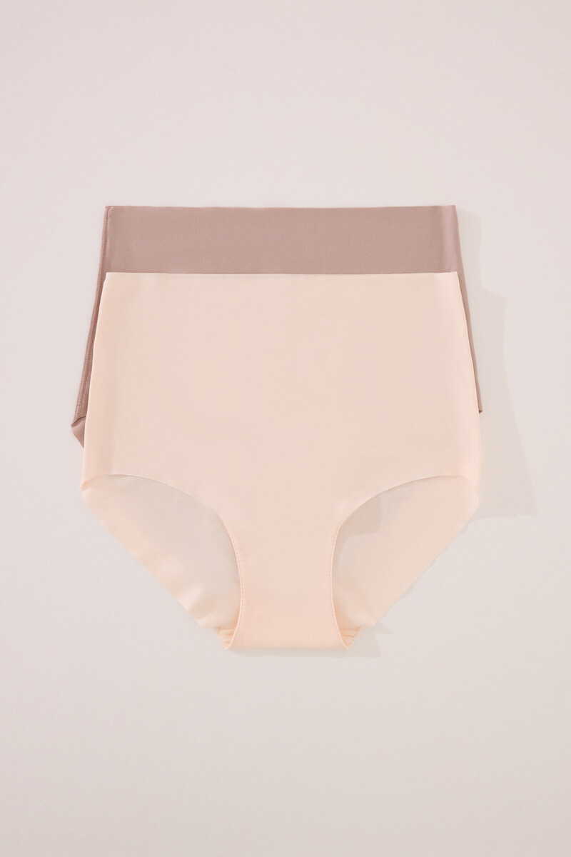 women'secret Pack 2 bragas altas microfibra