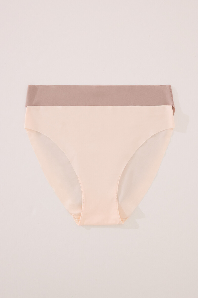 women'secret Pack 2 bragas clásicas microfibra