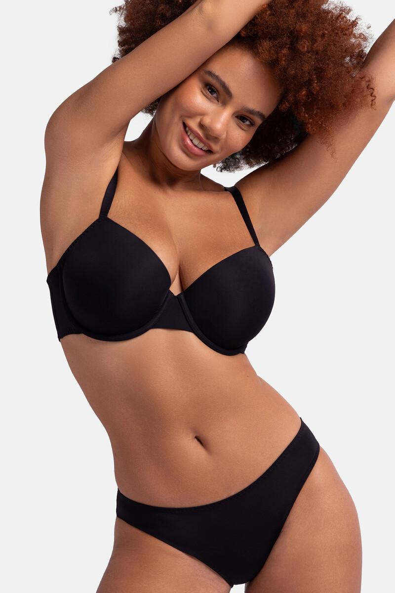 Women'secret Pack 2 Bragas Encajegris Y Negro