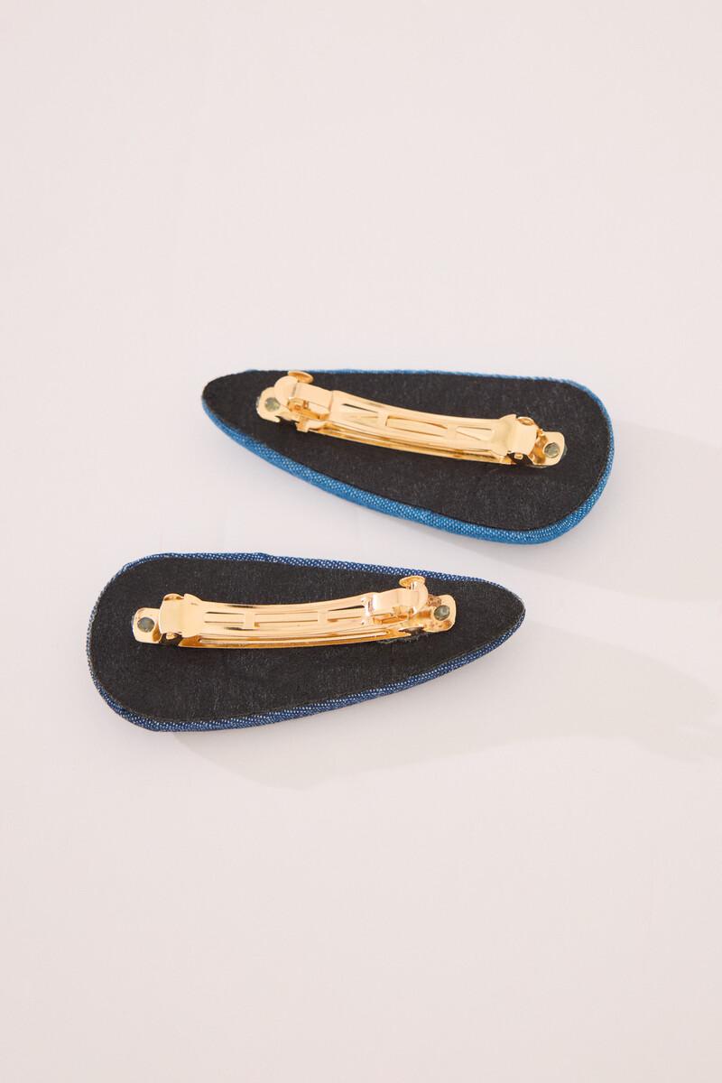 Women'secret Pack 2 Clips Pelo Denim Azul