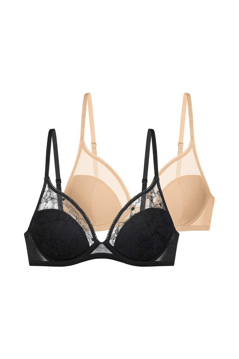 women'secret Pack 2 sujetadores con aro y relleno