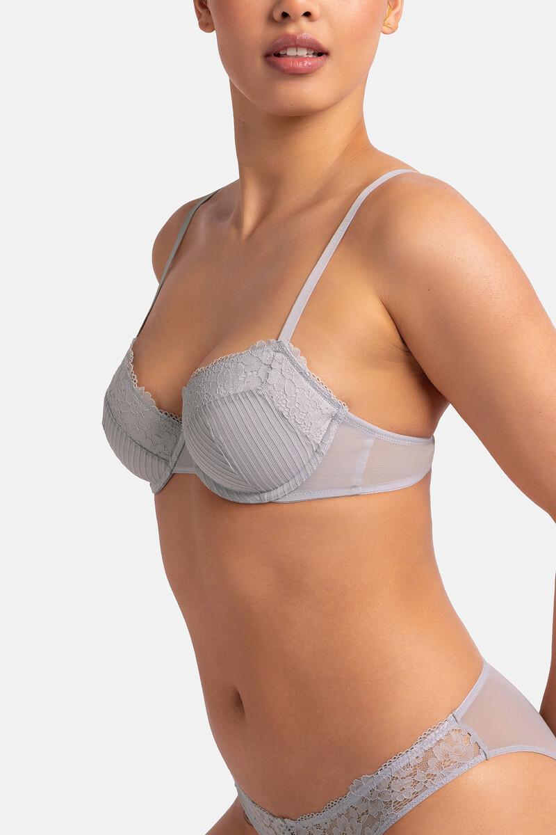 Women'secret Pack 2 Sujetadores Encajegris Y Negro