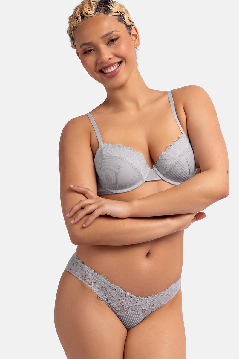 Women'secret Pack 2 Sujetadores Encajegris Y Negro