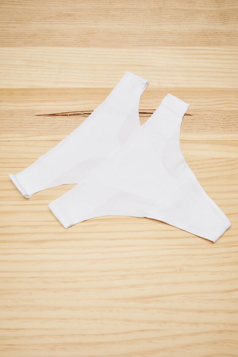 women'secret Pack 2 tangas de algodón sin costuras