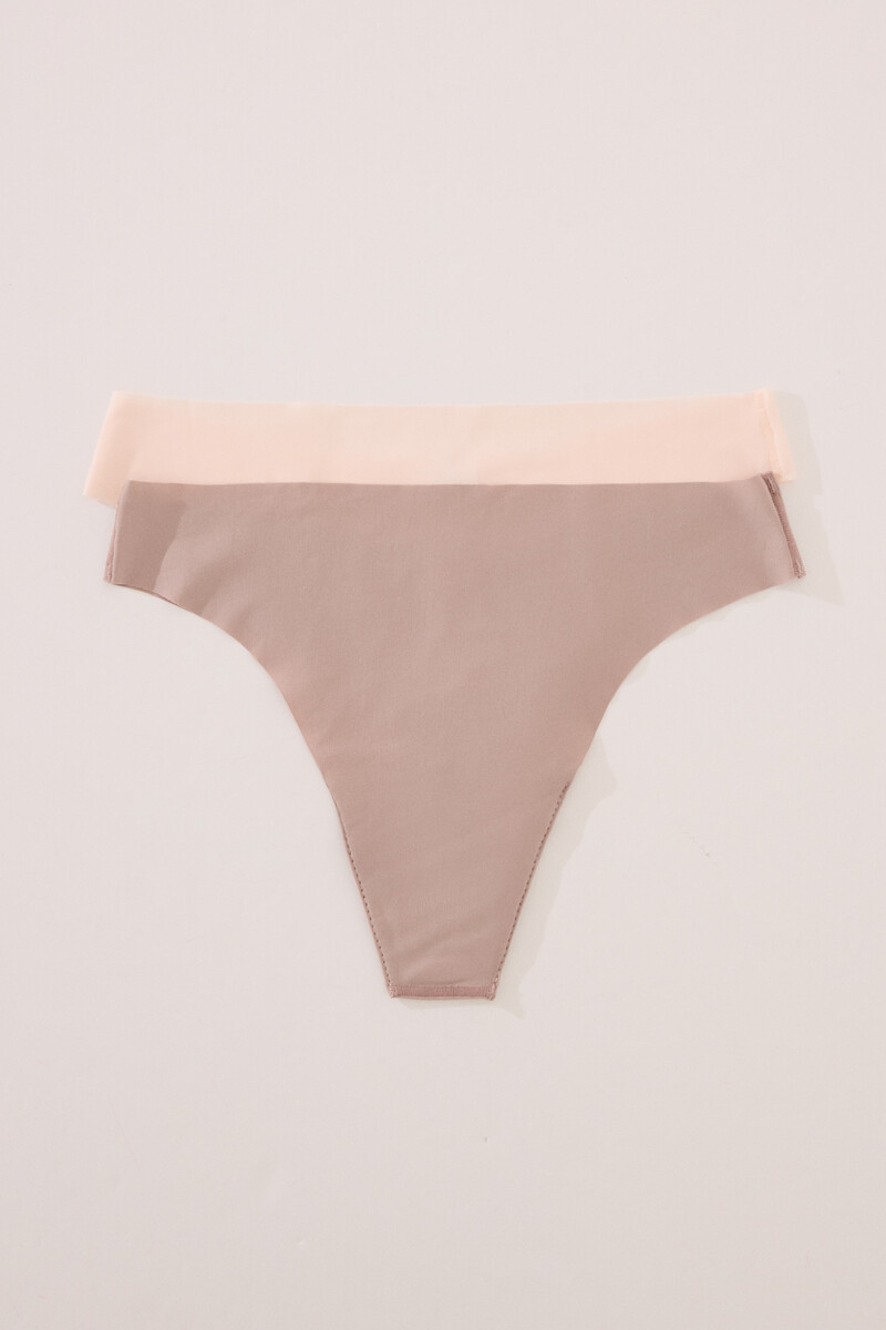women'secret Pack 2 tangas microfibra