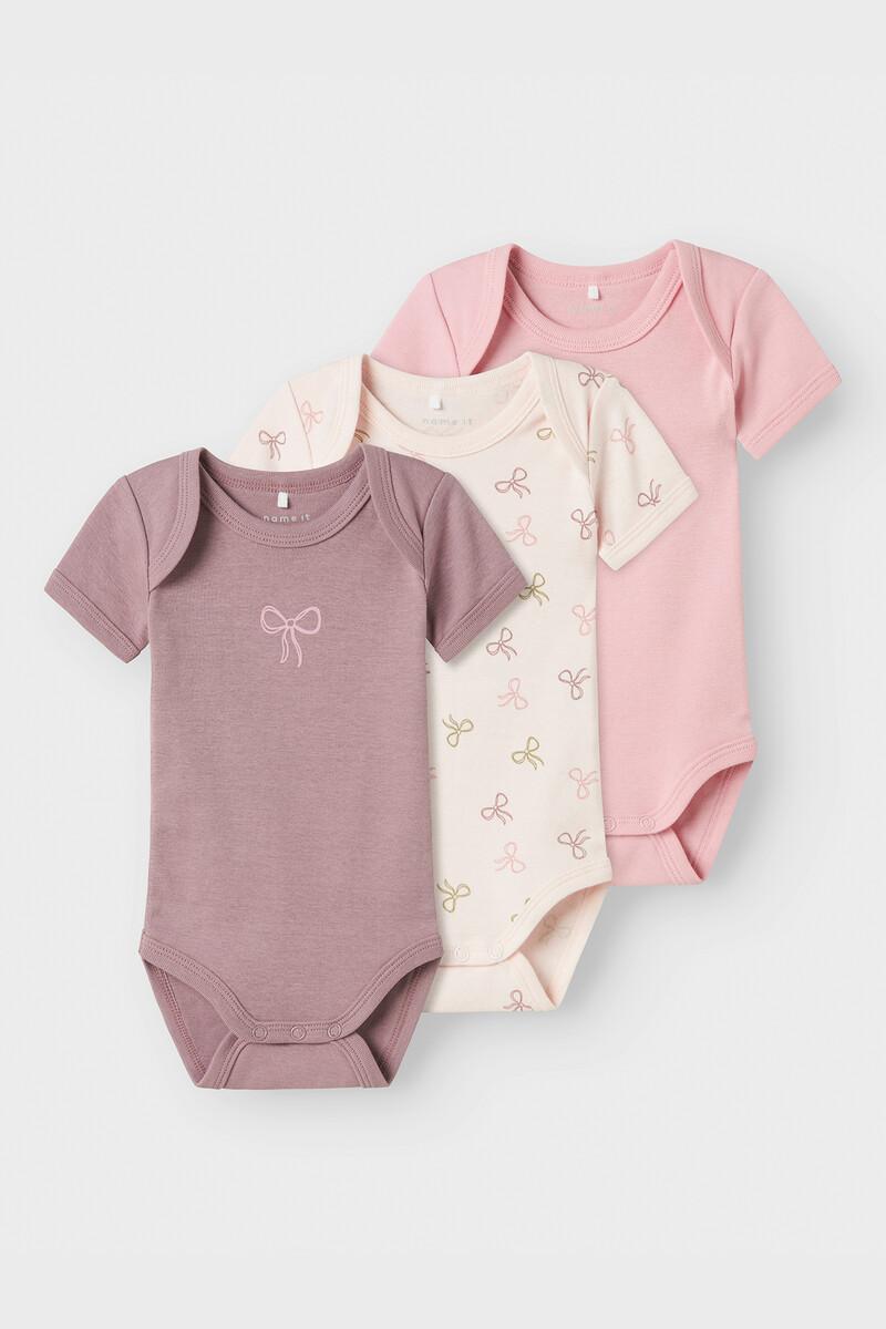 women'secret Pack 3 bodies bebé niña lazos