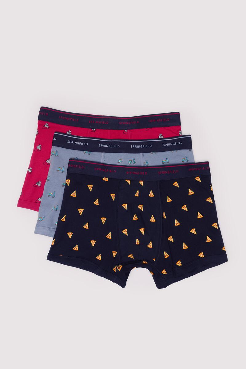 women'secret Pack 3 boxers motivo "Italia"
