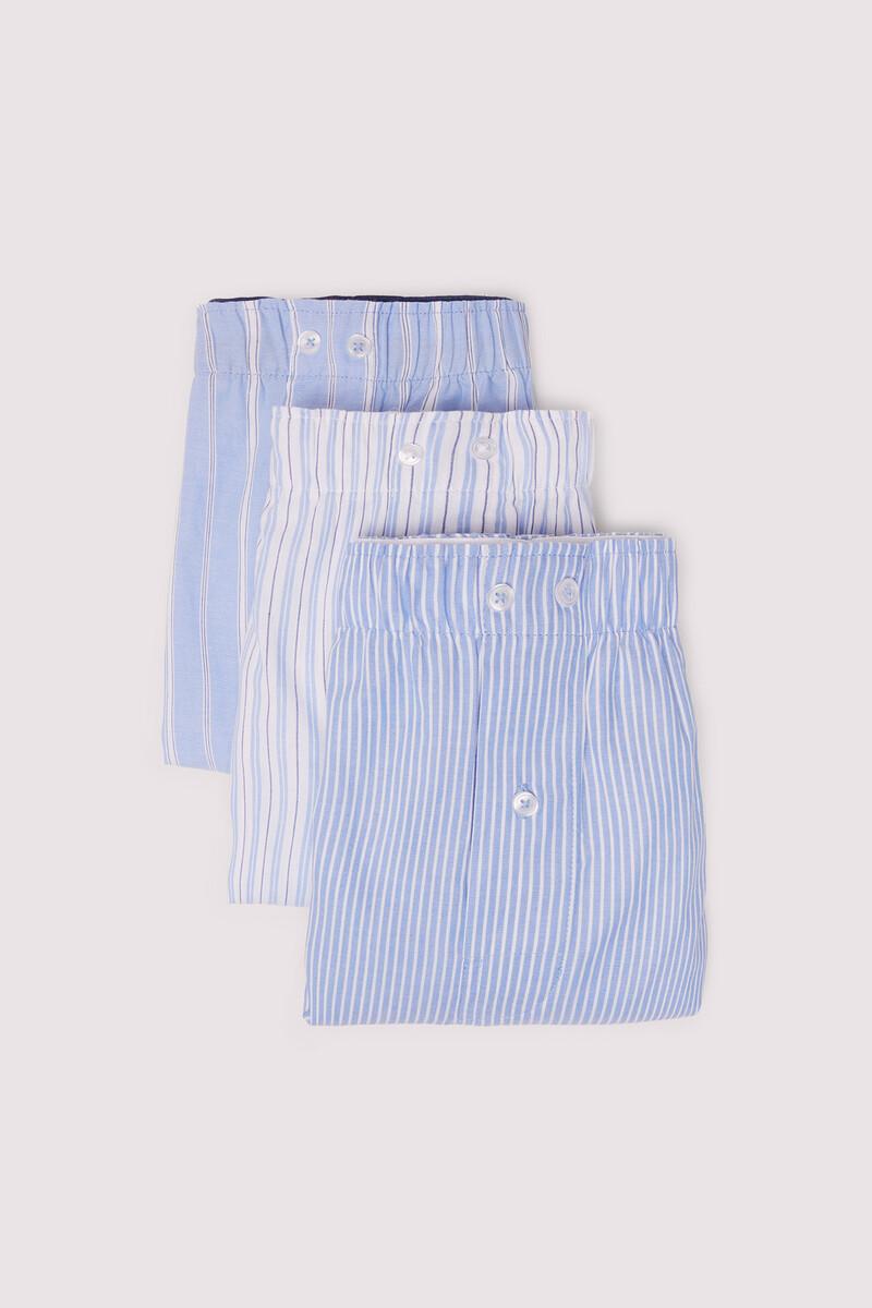 Women'secret Pack 3 Boxers Rayas