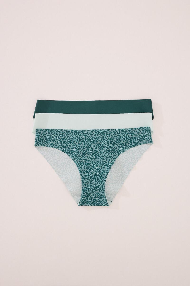 women'secret Pack 3 bragas clásicas microfibra