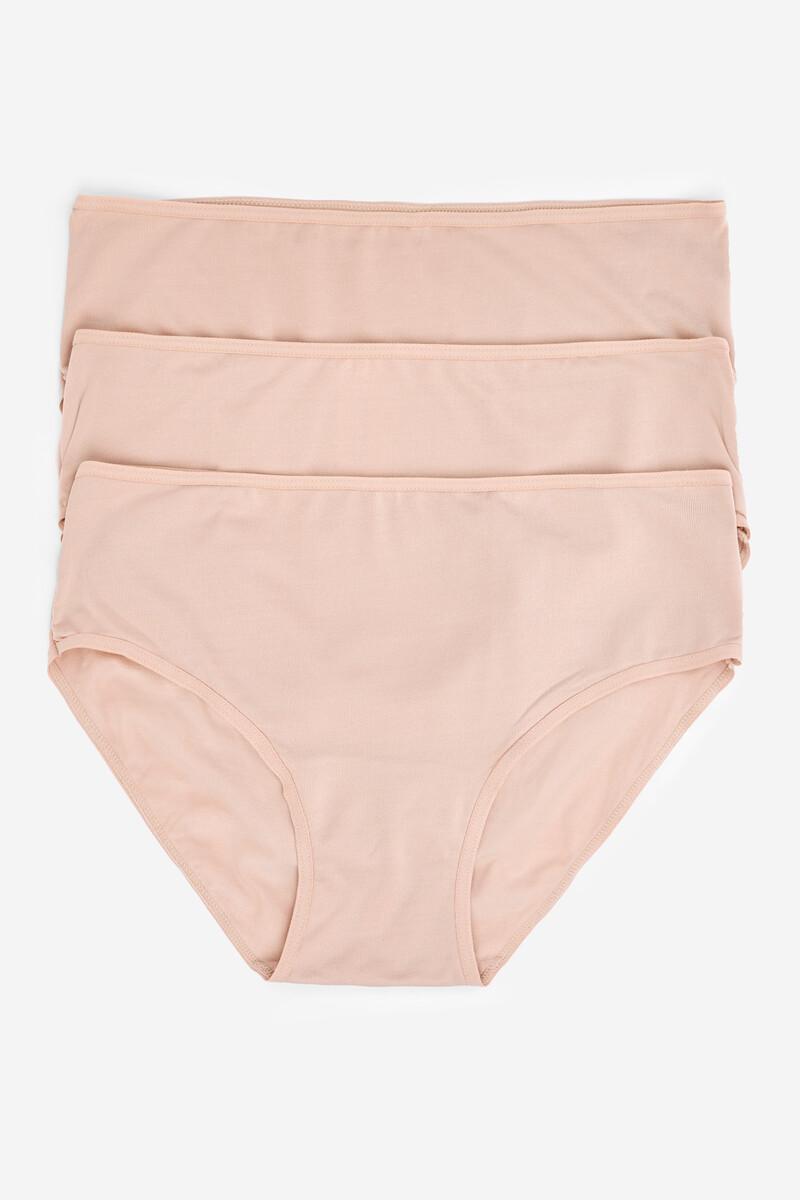 Women'secret Pack 3 Bragas Culotte De Microfibra