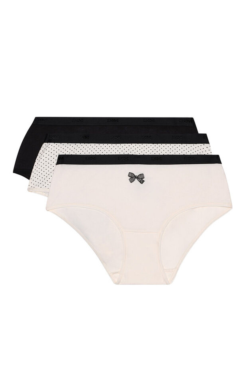 Women'secret Pack 3 Bragas Culotte Pockets Coton