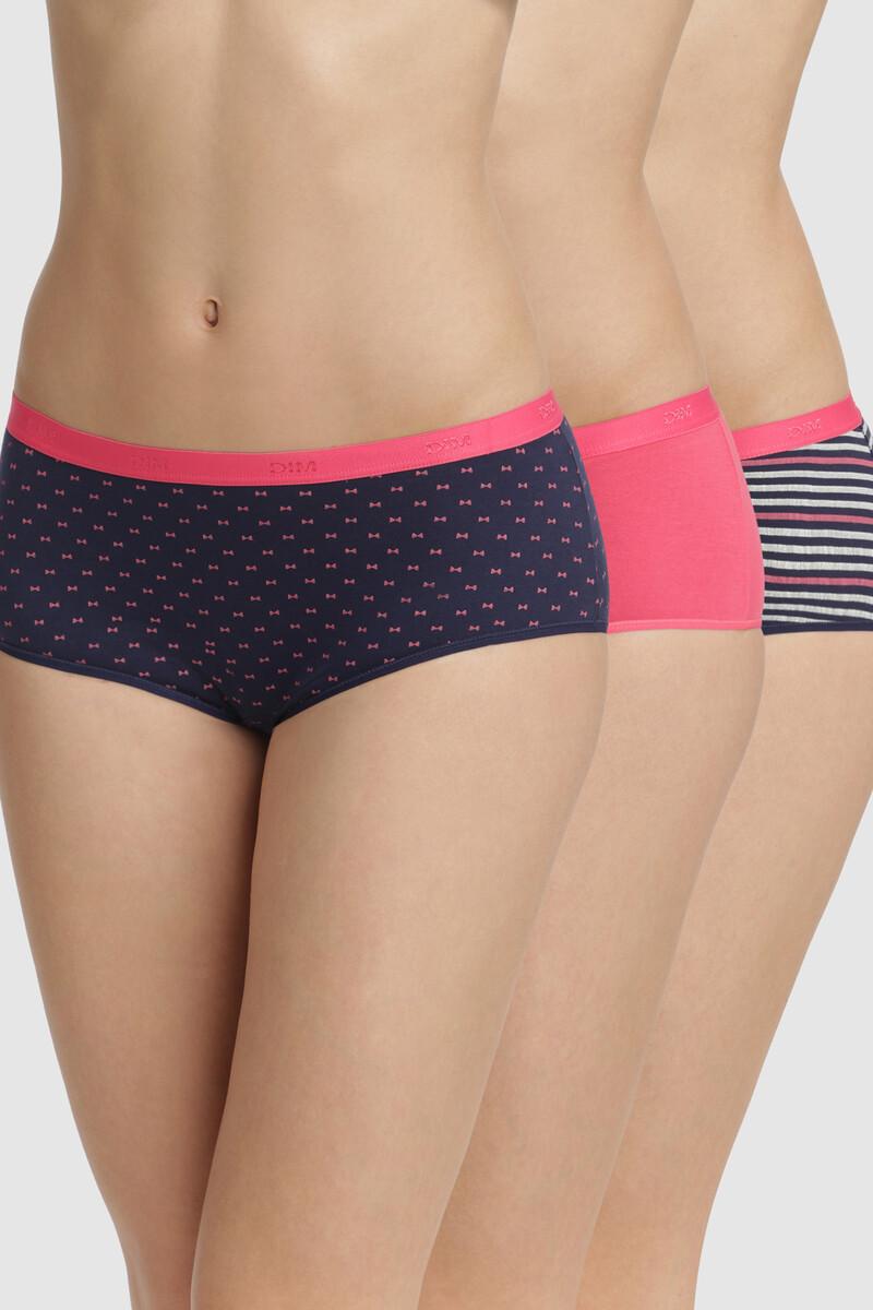 women'secret Pack 3 bragas culotte Pockets Coton