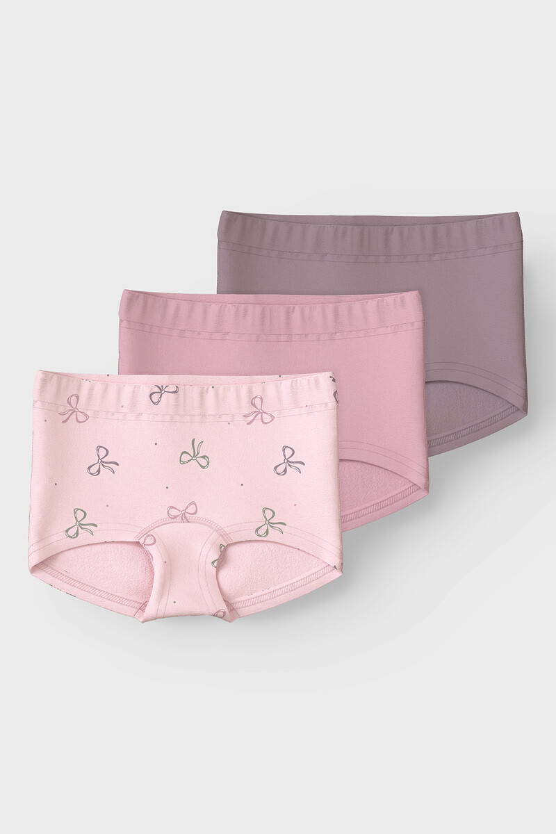 women'secret Pack 3 bragas lazos