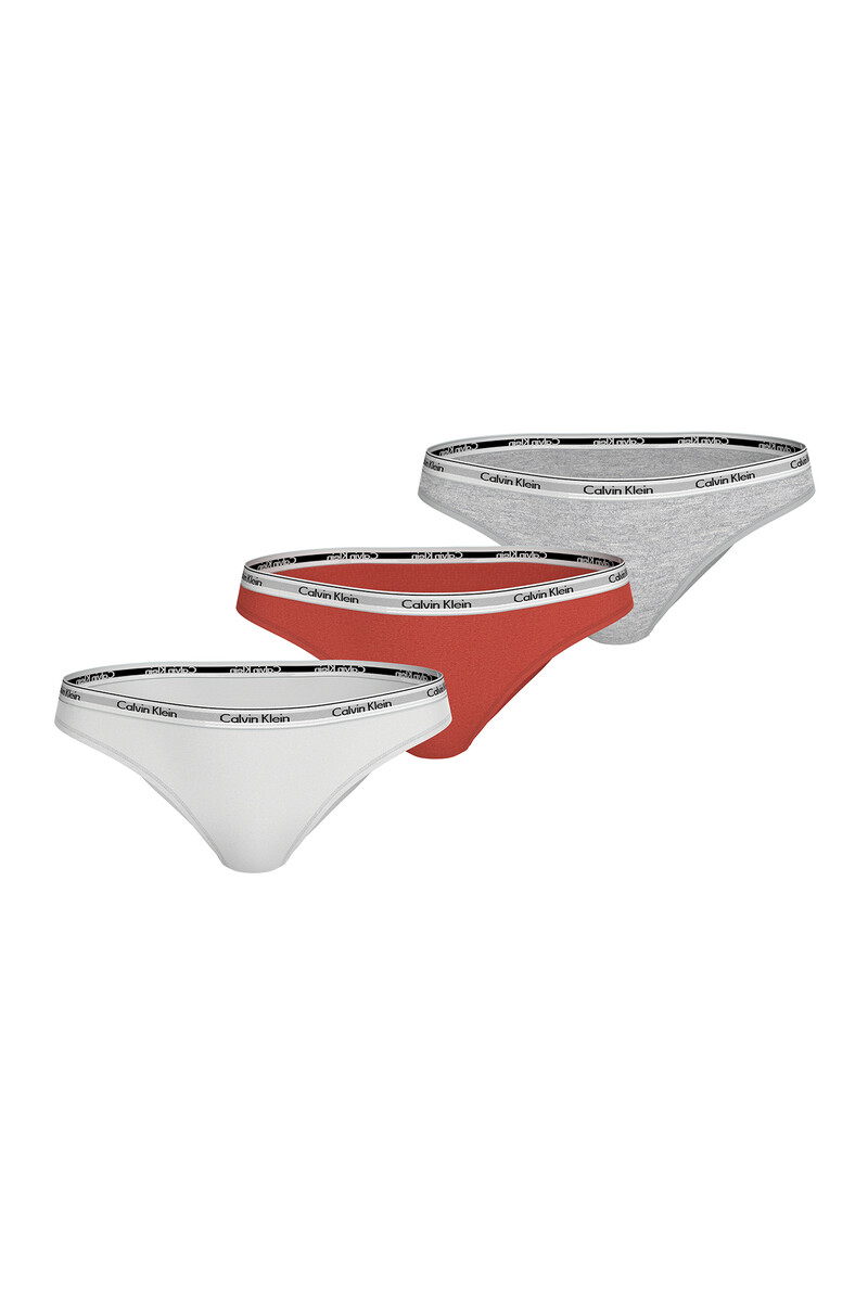 women'secret Pack 3 bragas logo Calvin Klein