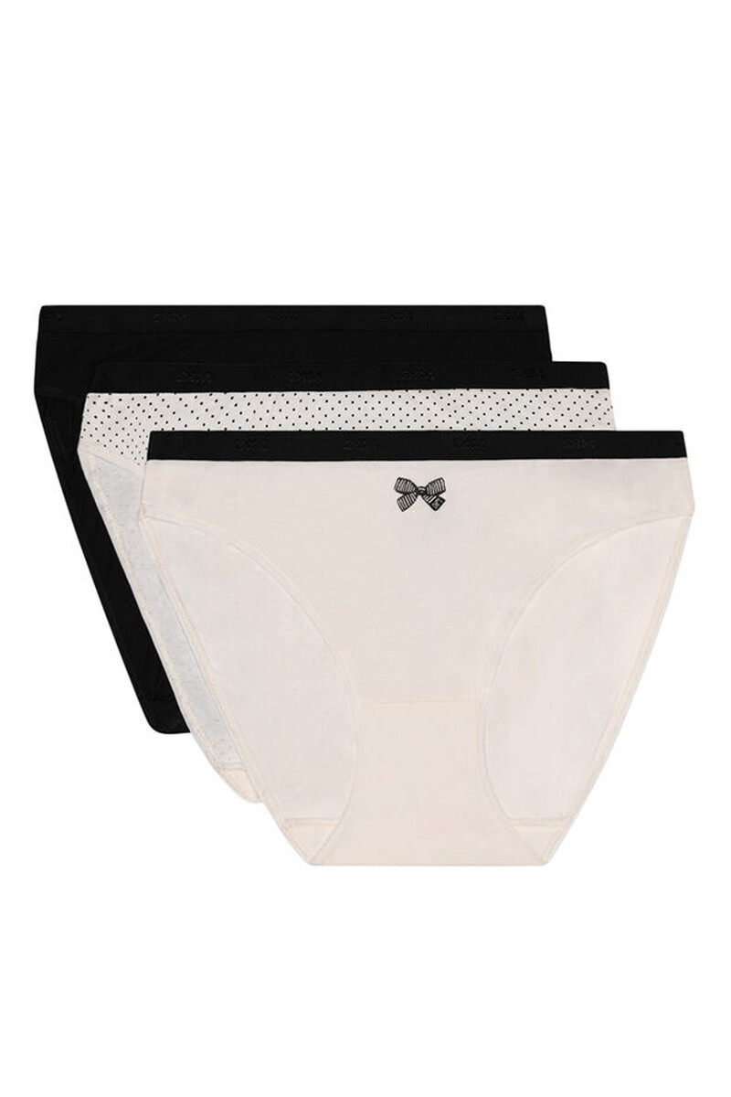 Women'secret Pack 3 Bragas Pockets Coton