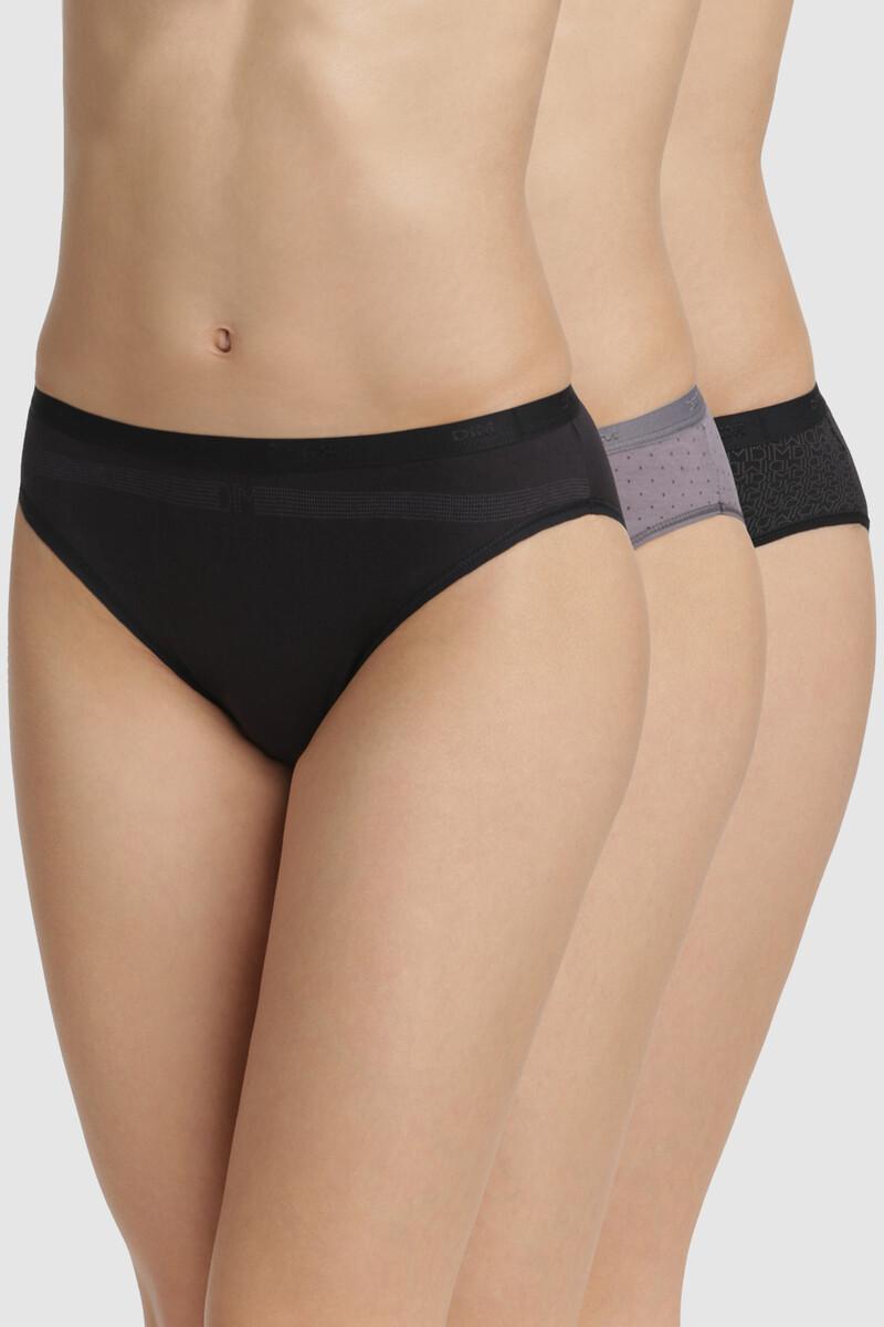 women'secret Pack 3 bragas Pockets Coton