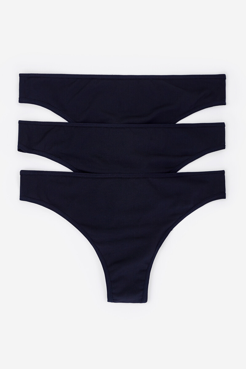 women'secret Pack 3 bragas tangas de microfibra