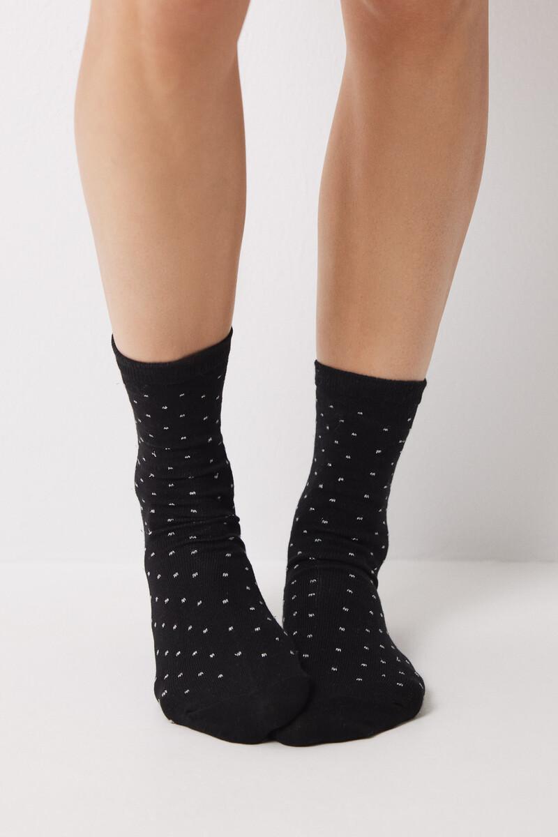 women'secret Pack 3 calcetines altos negros