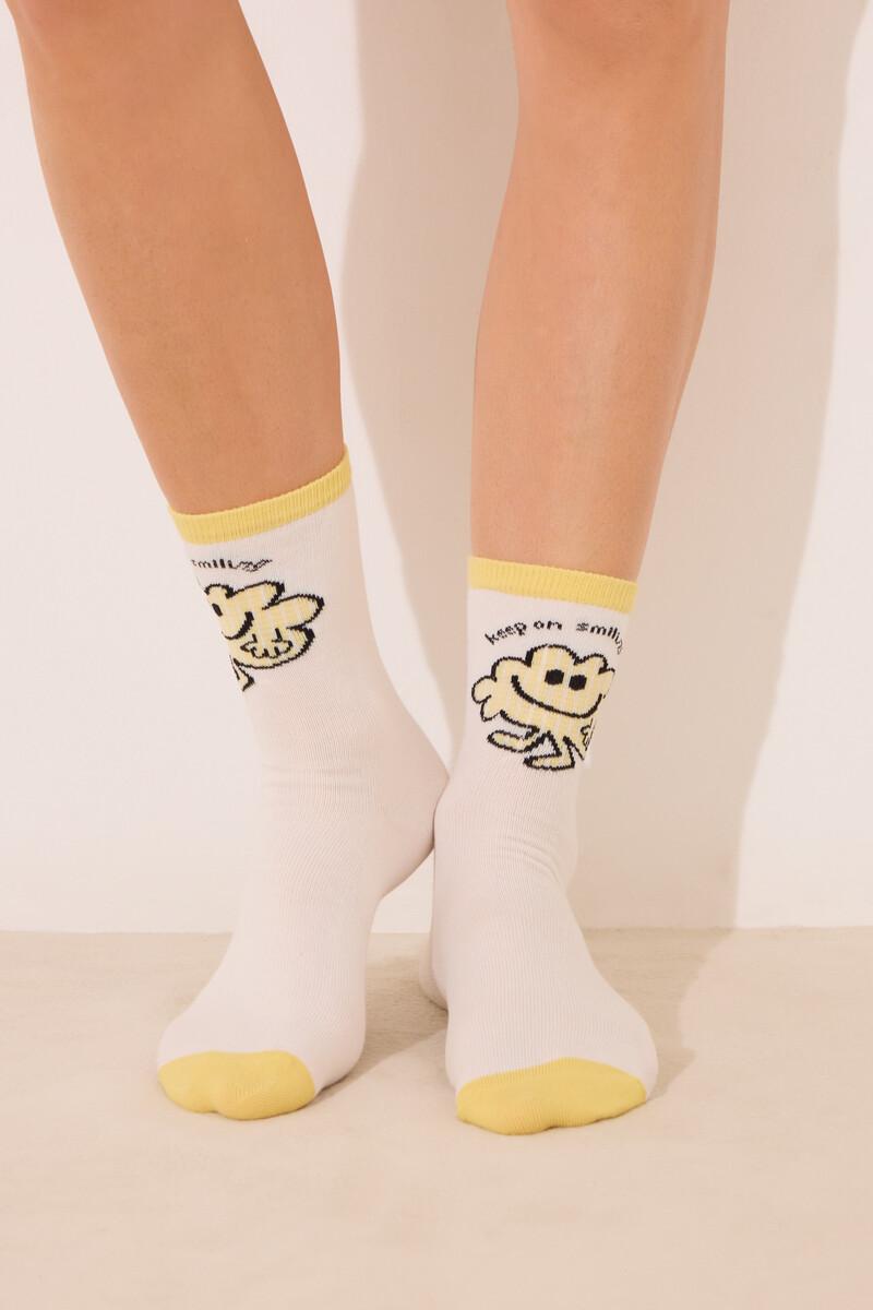 Women'secret Pack 3 Calcetines Altos Print Mr. Men
