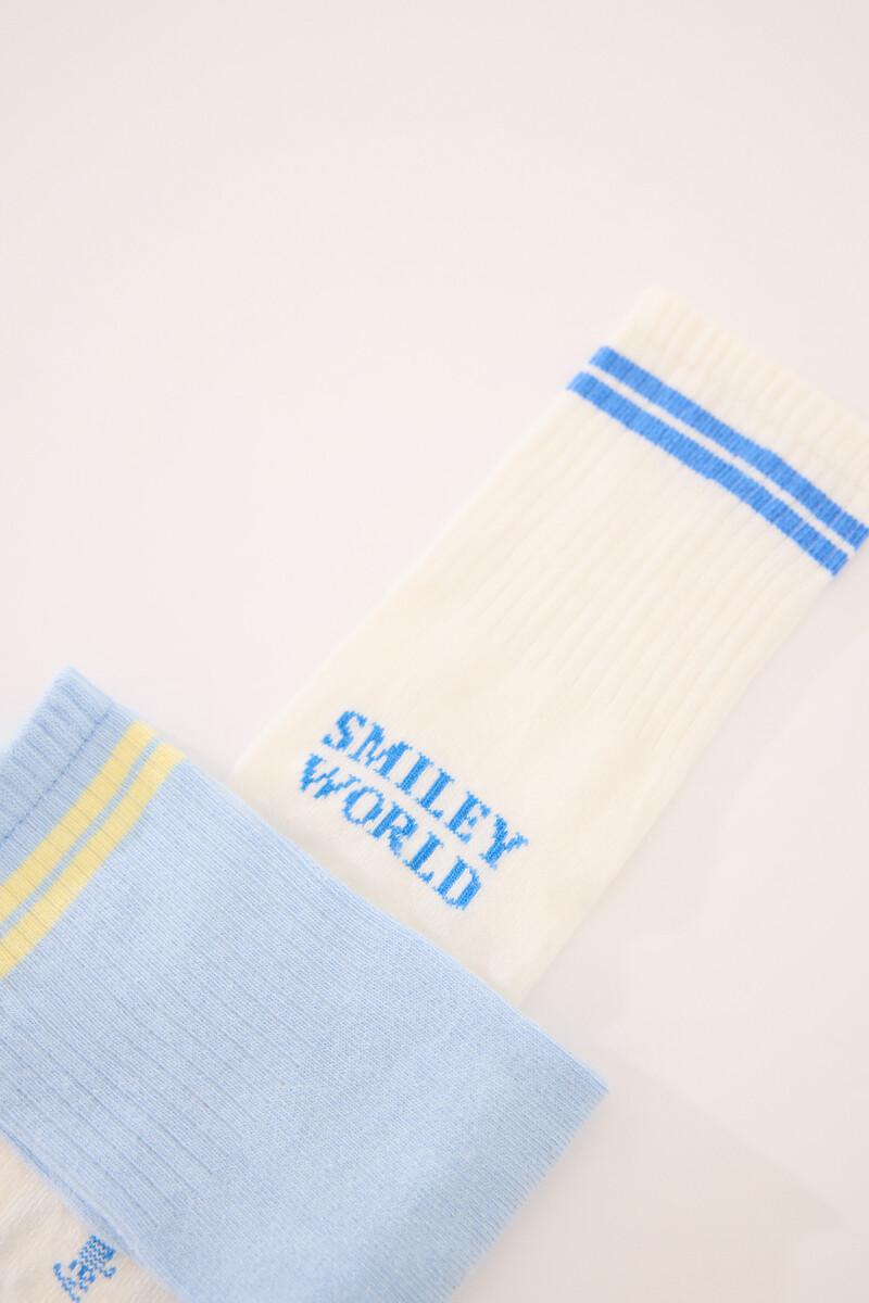 Women'secret Pack 3 Calcetines Altos Print Smiley