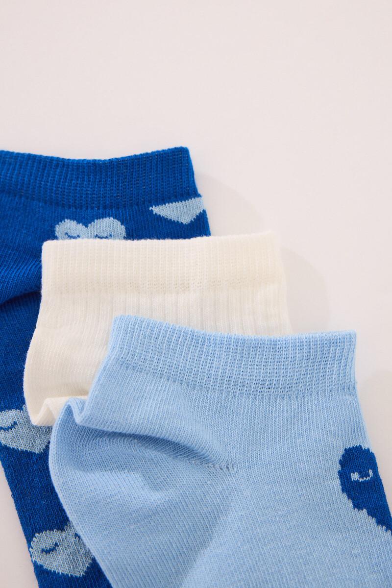 Women'secret Pack 3 Calcetines Cortos Corazones