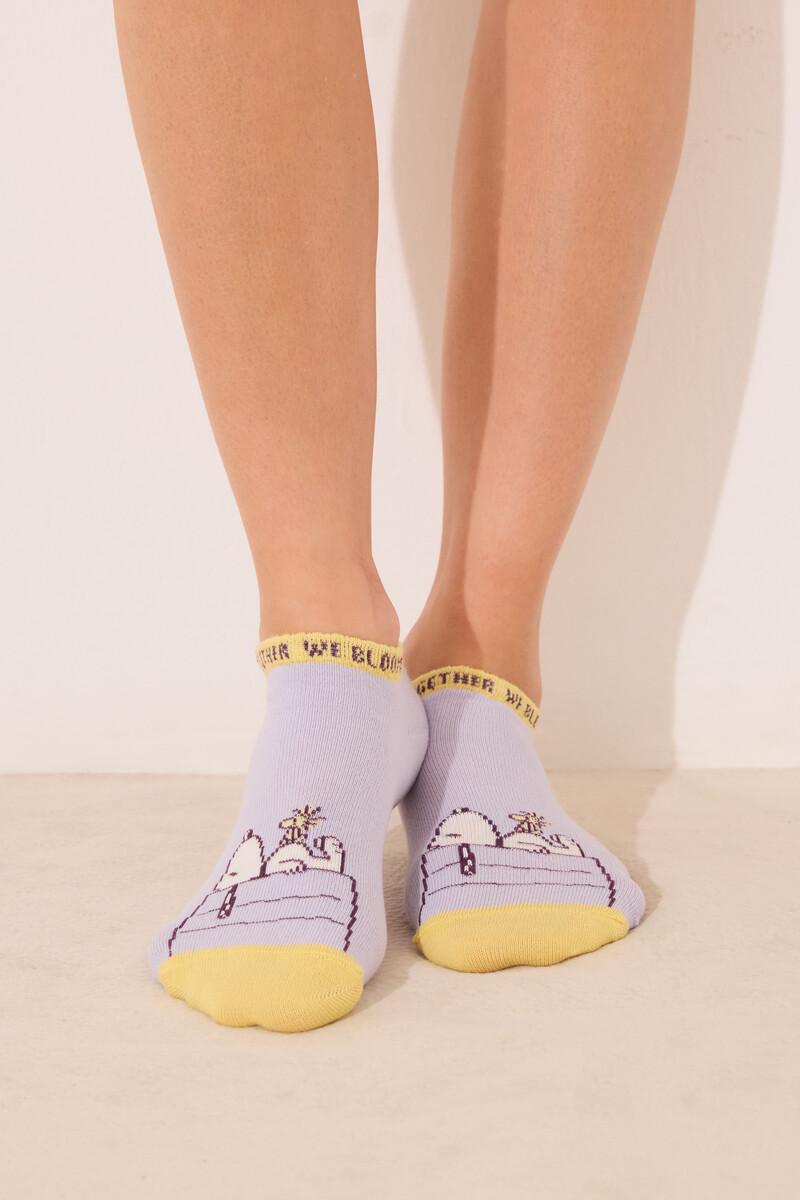 Women'secret Pack 3 Calcetines Cortos Snoopy